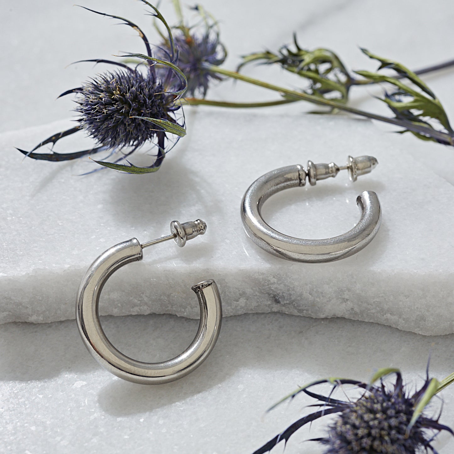 シンプルフープピアス